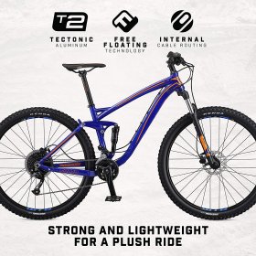 Mongoose Salvo Sport Adult Mountain Bike, 29-inch Wheels, Mens Small Frame, Blue