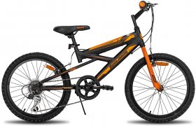 Huntaway 20 Inch Aluminium Frame Kids Mountain Bike, Shimano 7 Speeds Bike for Boys Girls