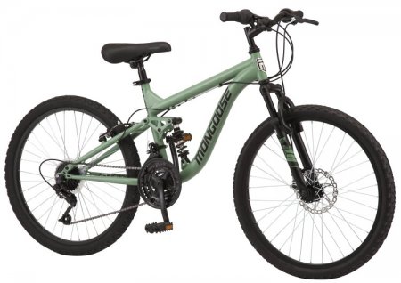 Mongoose 24" Major Mountain Bike, Green