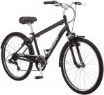 Schwinn Suburban Adult Classic Comfort Bike, 27.5-Inch Wheels, 7-21 Speed Drivetrains, 17.5-Inch Aluminum Frame, Alloy Linear Hand Brakes