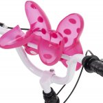 Huffy Disney Minnie Girl's Bike for Kids, Training Wheels,16 Inch,Peony Pink Gloss