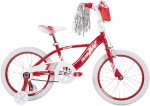 Huffy Kid Bike Quick Connect Assembly Glimmer 18 inch, Red