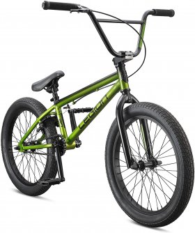Mongoose Legion L20 Freestyle BMX Bike Line for Beginner-Level to Advanced Riders, Steel Frame, 20-Inch Wheels, Green