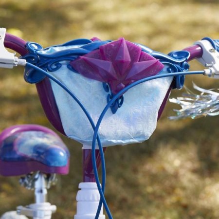 Huffy Frozen 2 Kid Bike, Training Wheels, Streamers & Basket Included, 12 inch