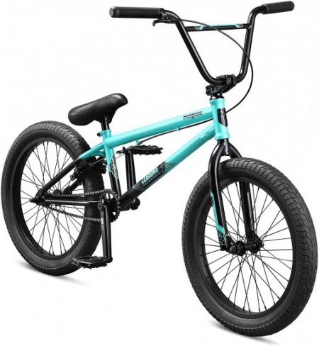 Mongoose Legion L60 Freestyle BMX Bike Line for Beginner-Level to Advanced Riders, Steel Frame, 20-Inch Wheels, Teal